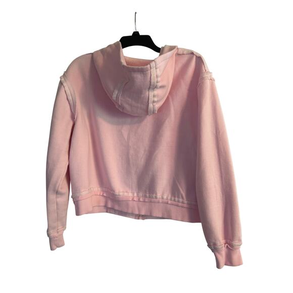 GUC Vintage 90s Renegade Club Pink Hoodie Double Front Pockets SEATTLE Size Lg - Picture 6 of 7